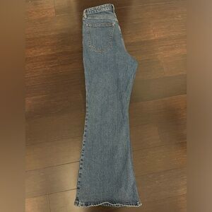 Abercrombie & Fitch, Curve Love High Rise Vintage Flare Jean, Medium Wash